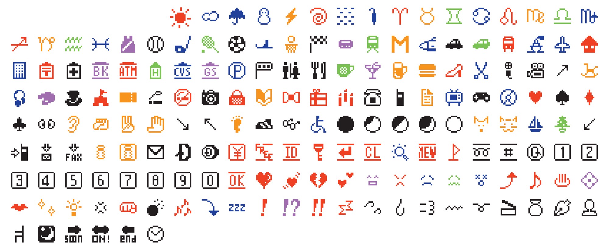 Set original de emoji en i-mode